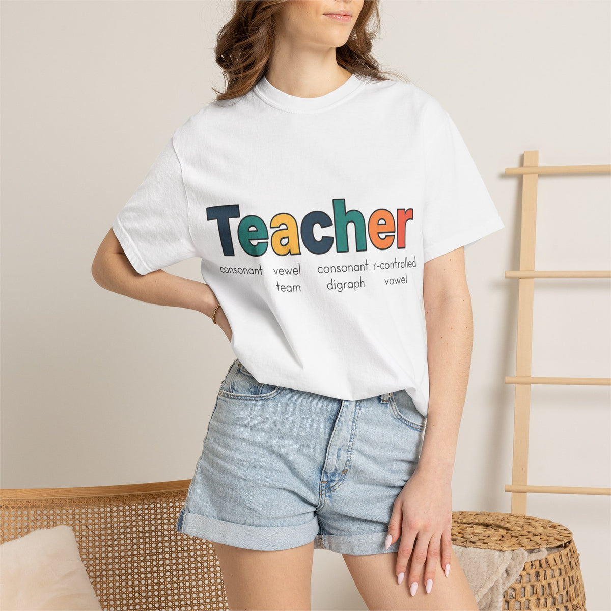 Teacher Typography T-Shirt