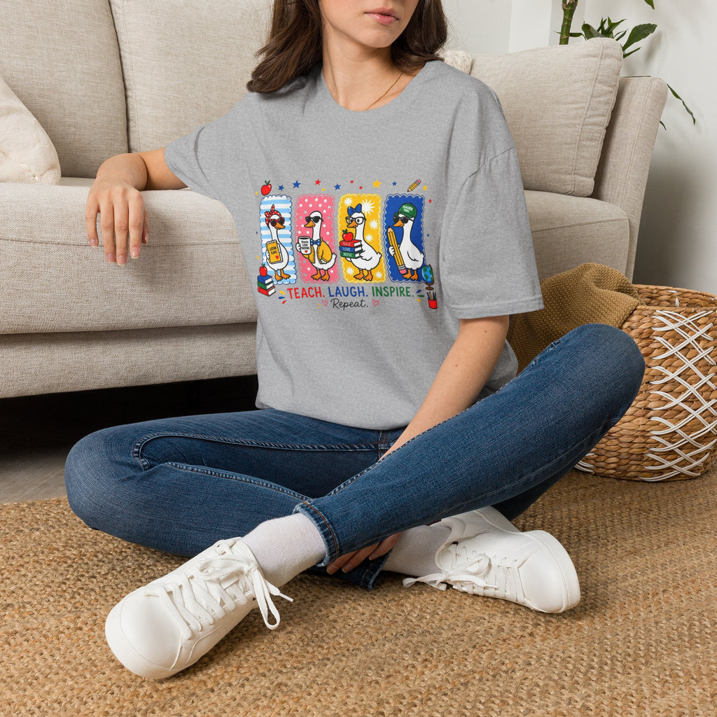 Teacher Ducks Graphic T-Shirt