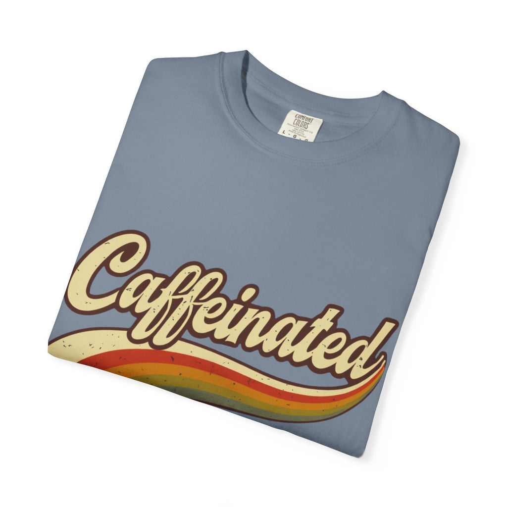 Caffeinated Retro Rainbow T-Shirt