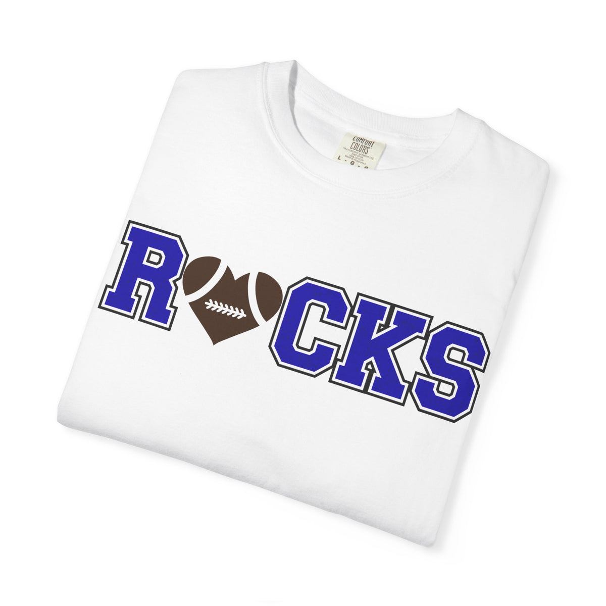Football Rocks Unisex Garment-Dyed T-shirt
