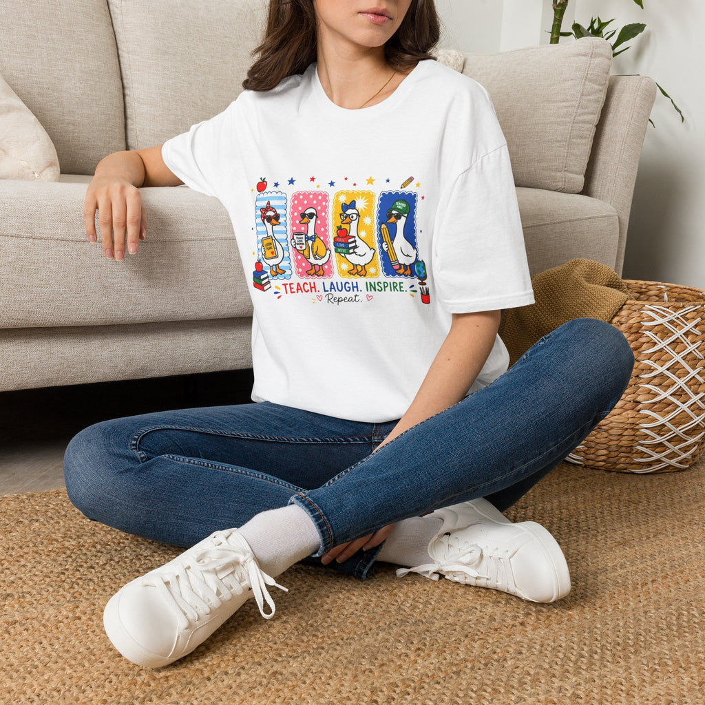 Teacher Ducks Graphic T-Shirt