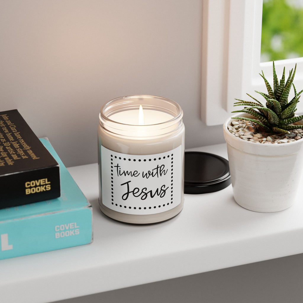 Jesus Scented Soy Candle - 9oz Inspirational Christian Candle ("Jesus: The Way, The Truth, The Life")