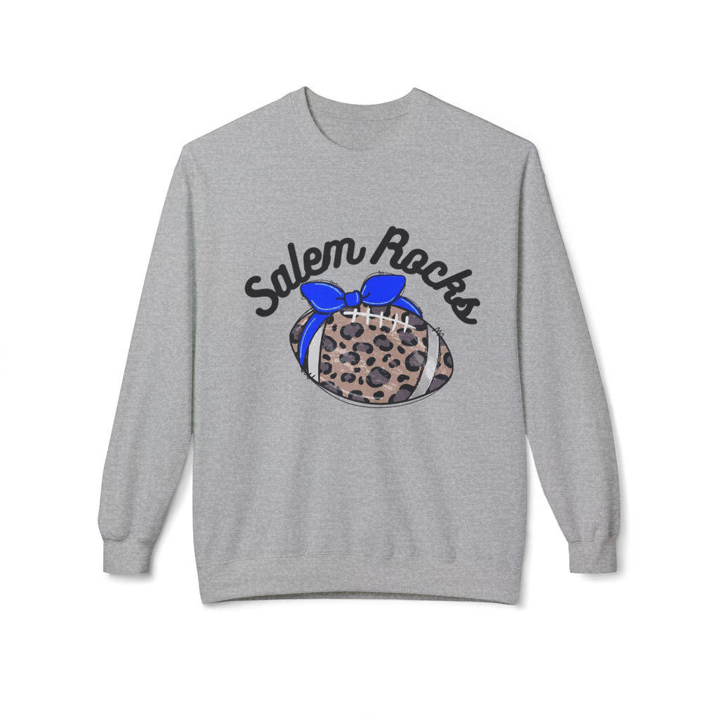 Salem Rocks Football Crewneck Sweatshirt, Unisex Fleece Pullover, Comfortable Streetwear