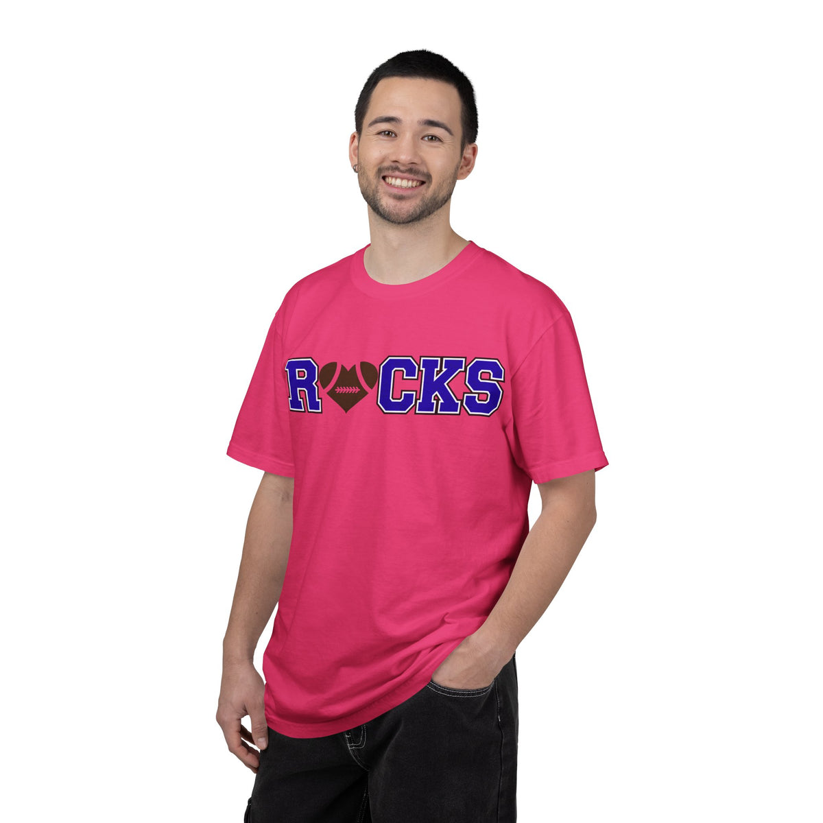 Football Rocks Unisex Garment-Dyed T-shirt