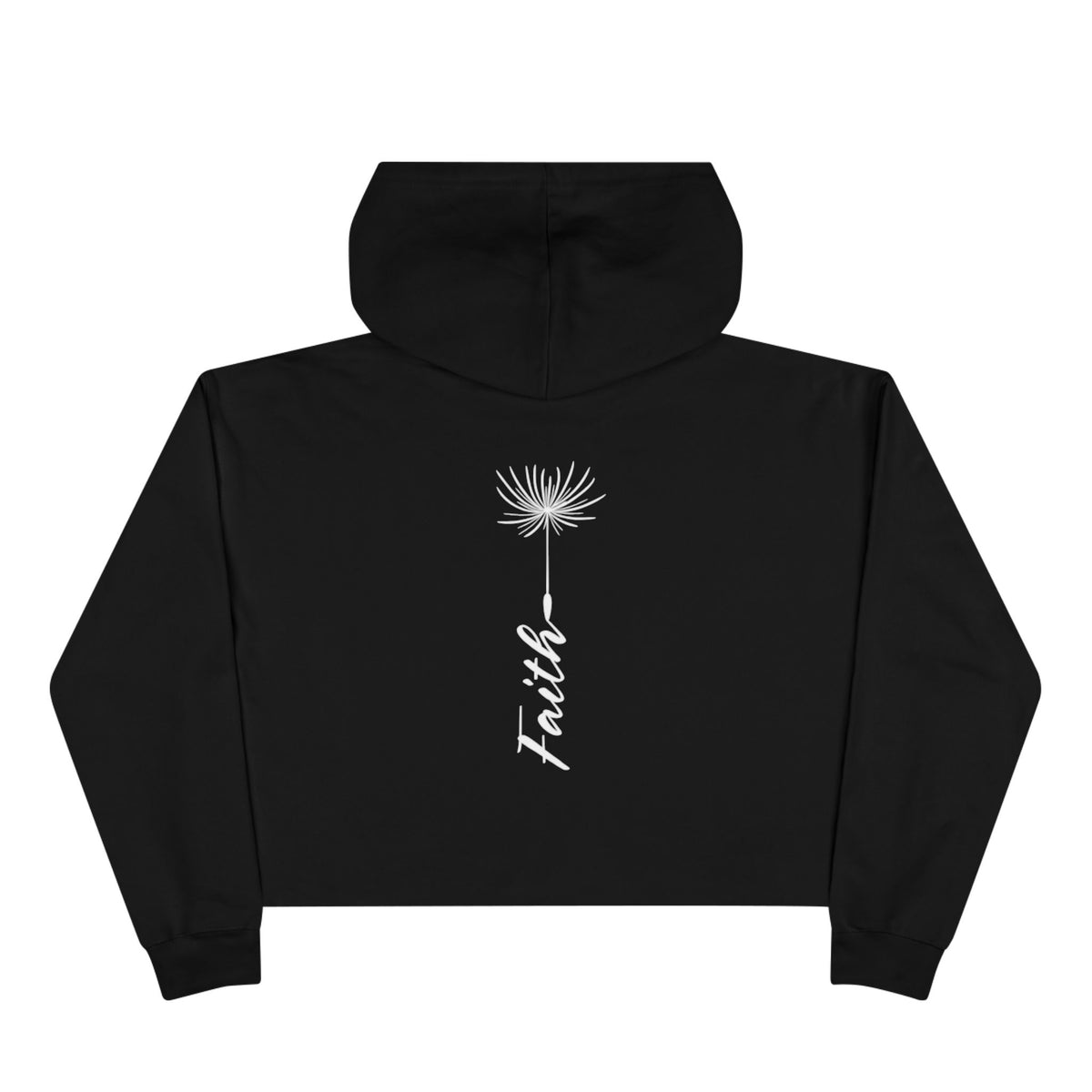 Faith Crop Front & Back Hoodie