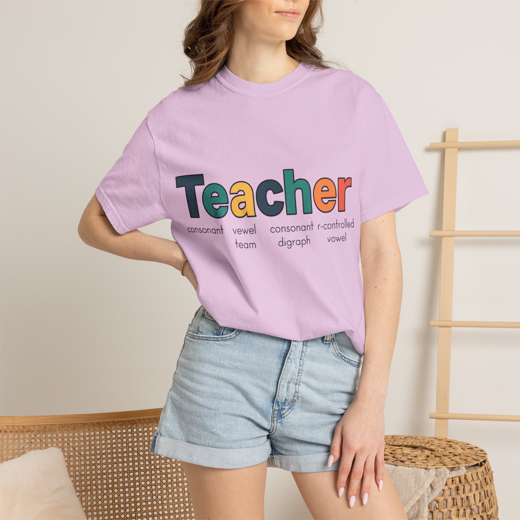 Teacher Typography T-Shirt