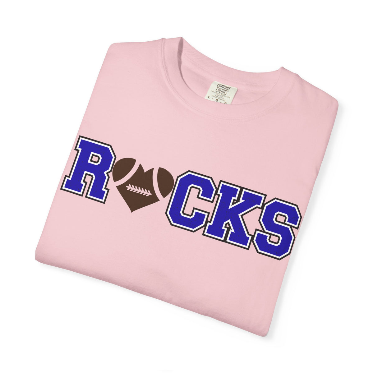 Football Rocks Unisex Garment-Dyed T-shirt