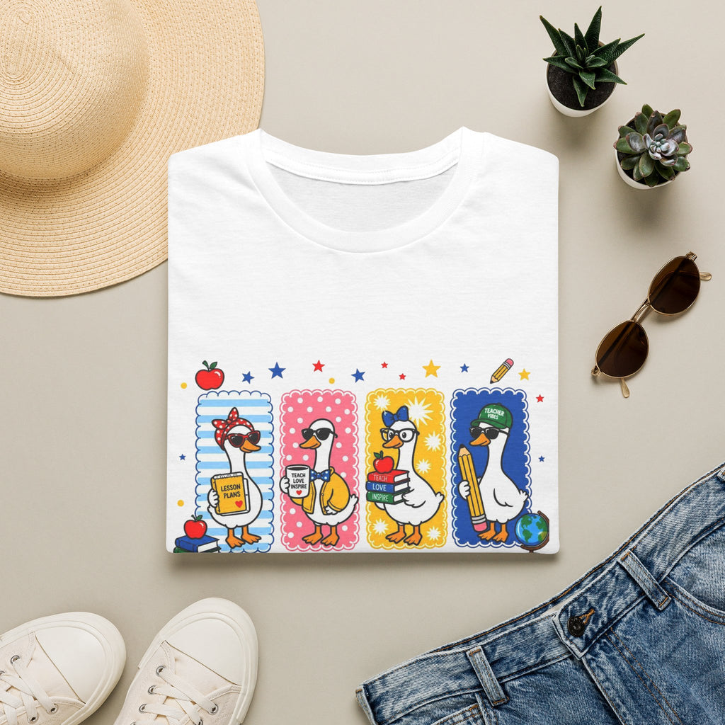 Teacher Ducks Graphic T-Shirt