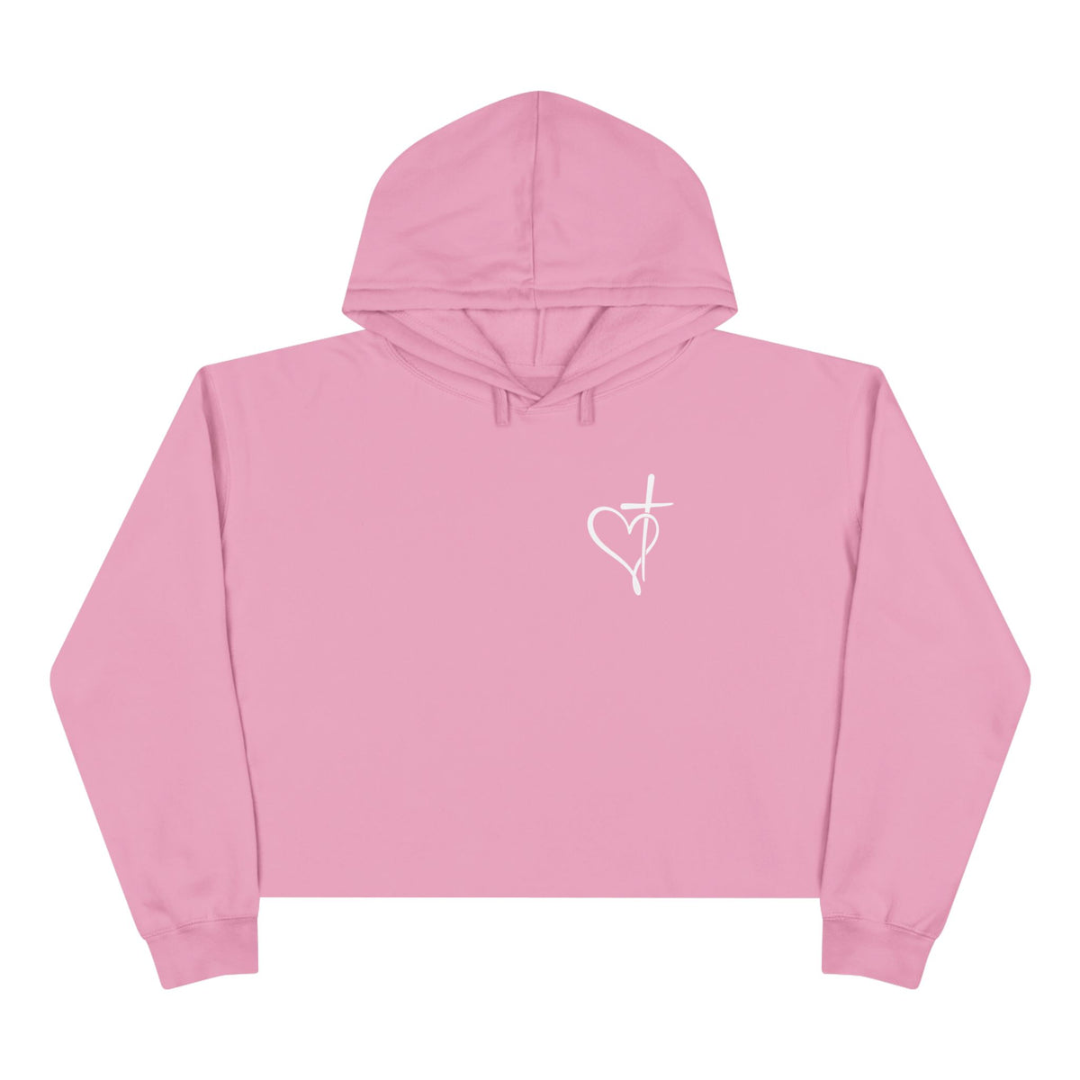 Faith Crop Front & Back Hoodie