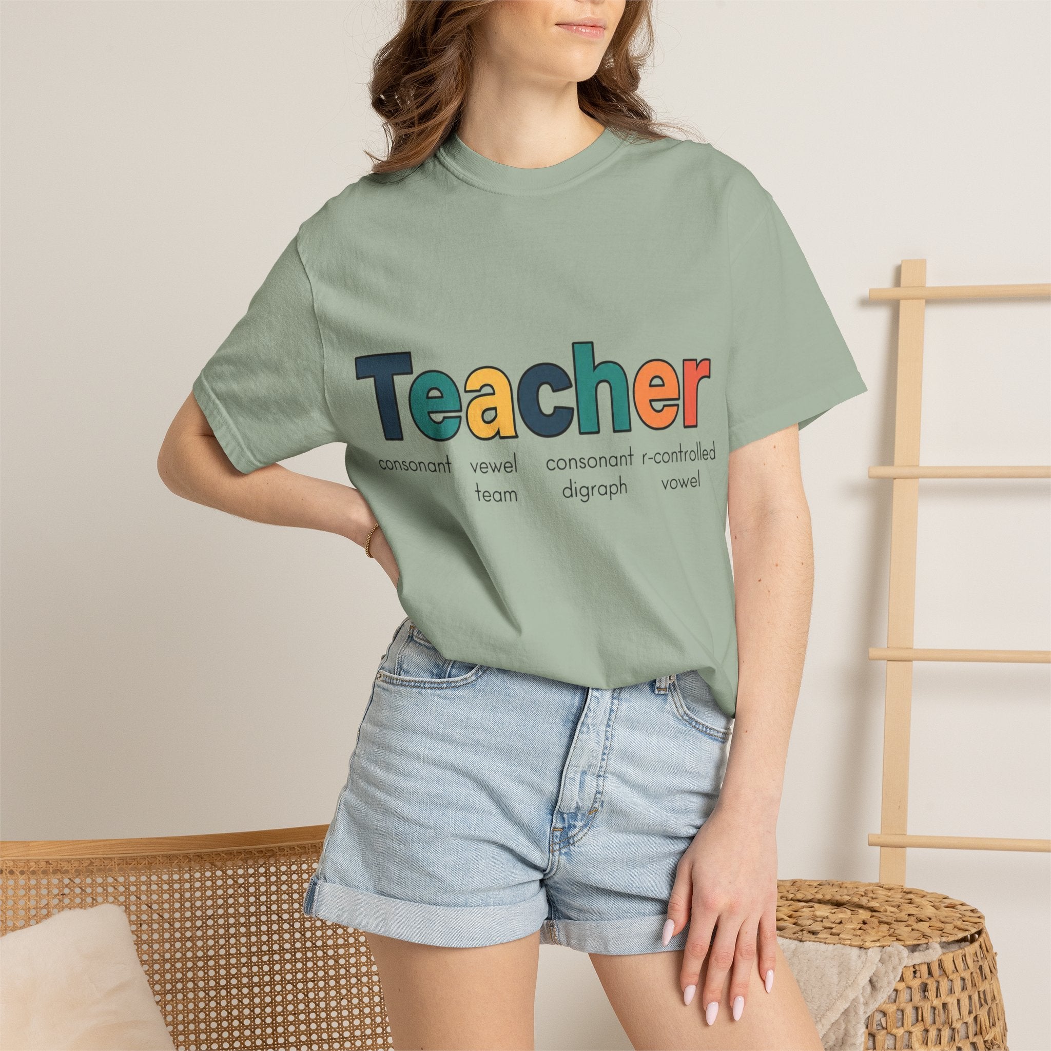 Teacher Typography T-Shirt