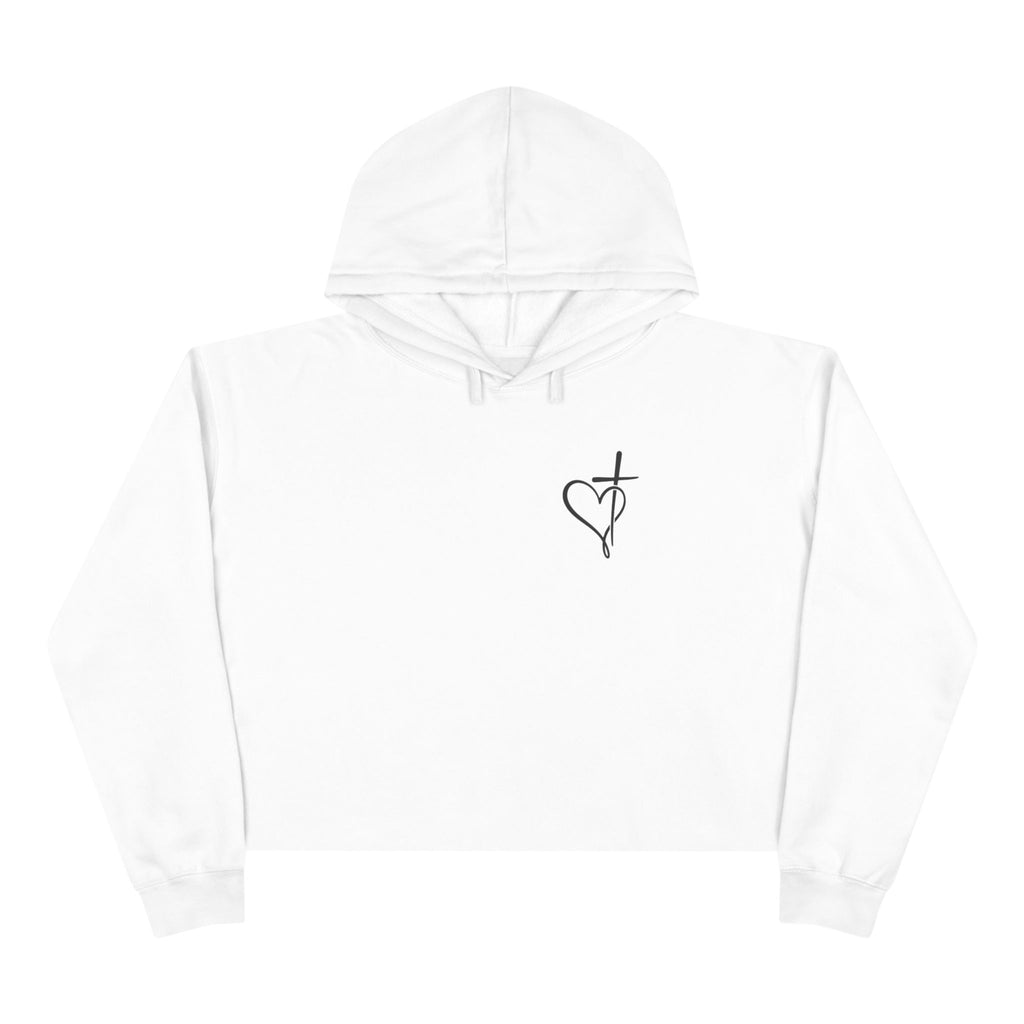 Faith Crop Front & Back Hoodie