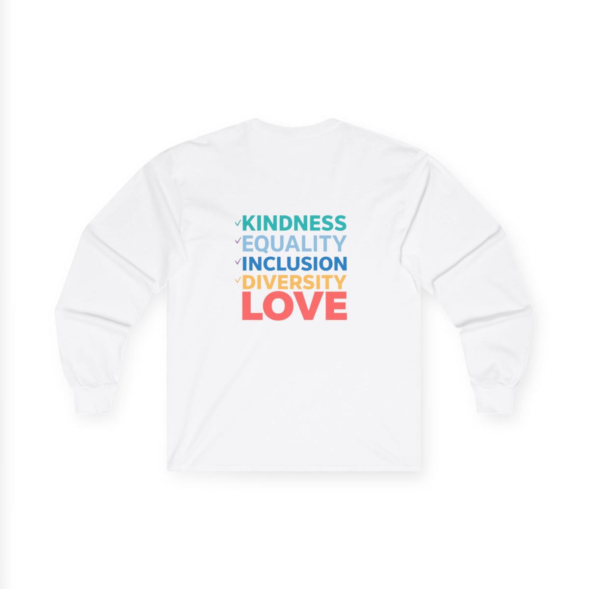 Front & Back Print Unisex Ultra Cotton Long Sleeve Tee