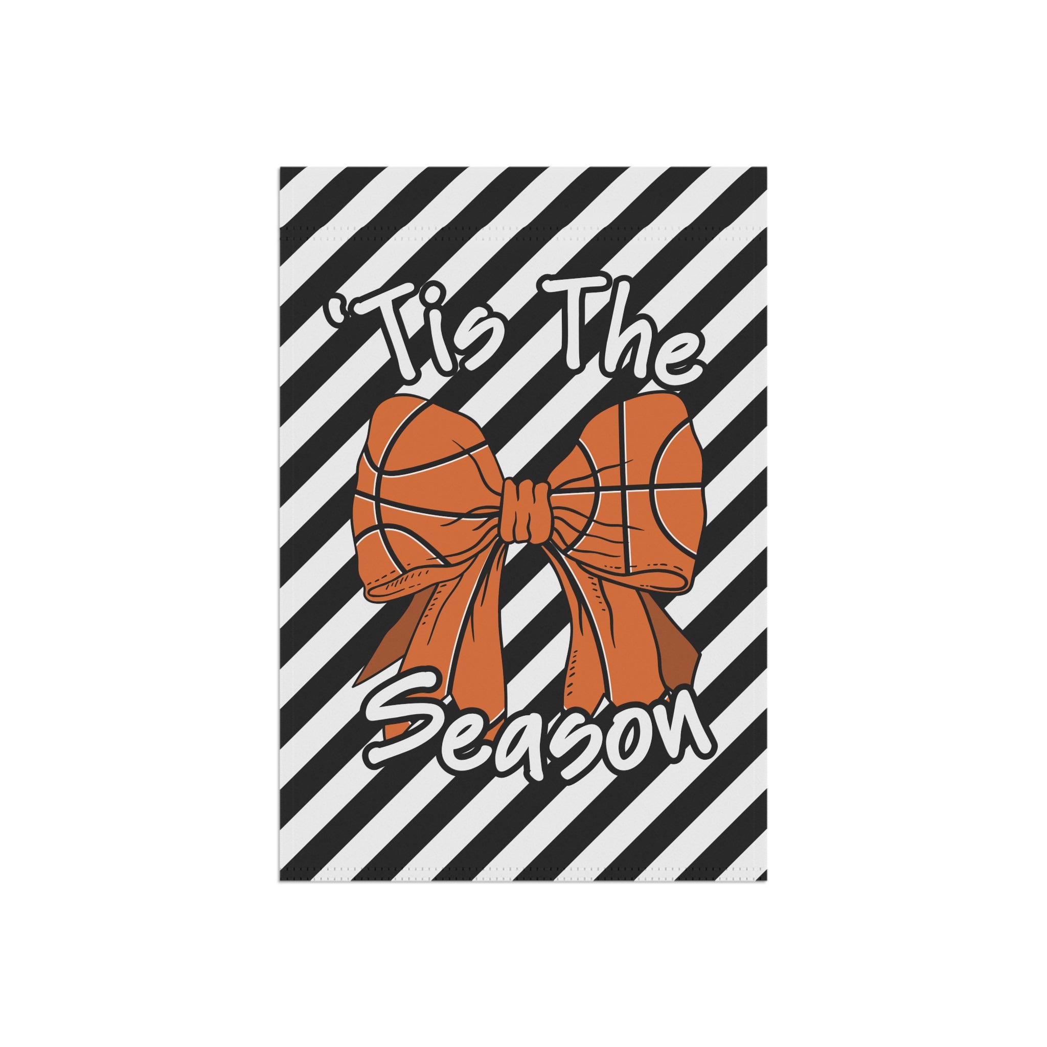 'Tis The Season Garden Flag — Basketball