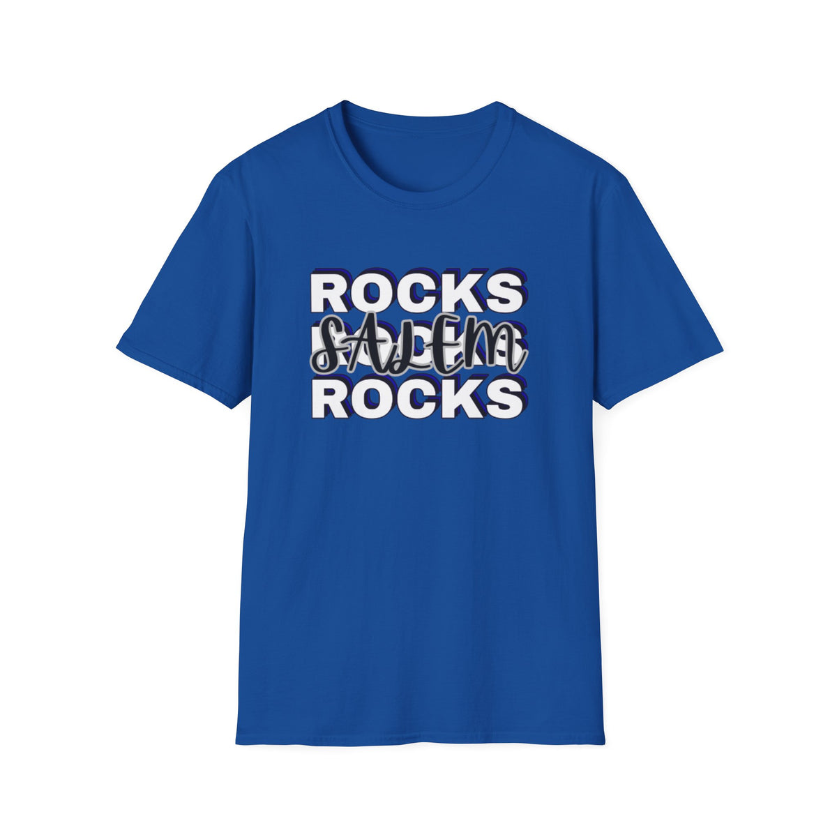 Rocks Layered Text Graphic Tee
