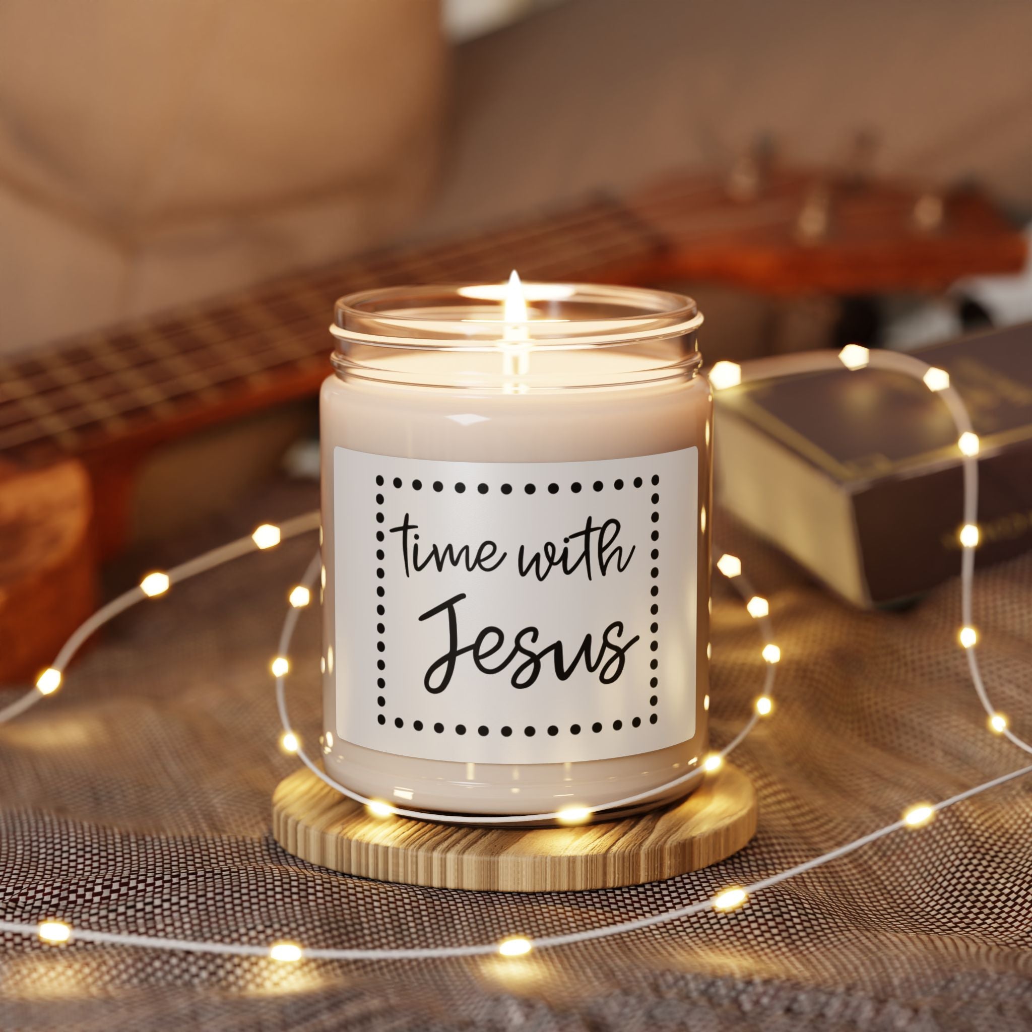 Jesus Scented Soy Candle - 9oz Inspirational Christian Candle ("Jesus: The Way, The Truth, The Life")