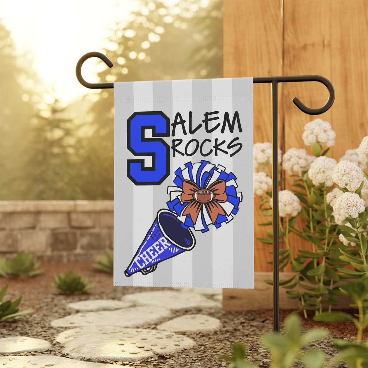 Garden Flag — "Salem Rocks" Cheer