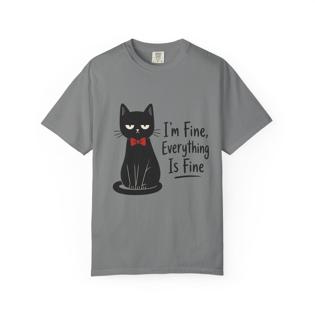 I'm Fine Everything Is Fine Cat T-Shirt
