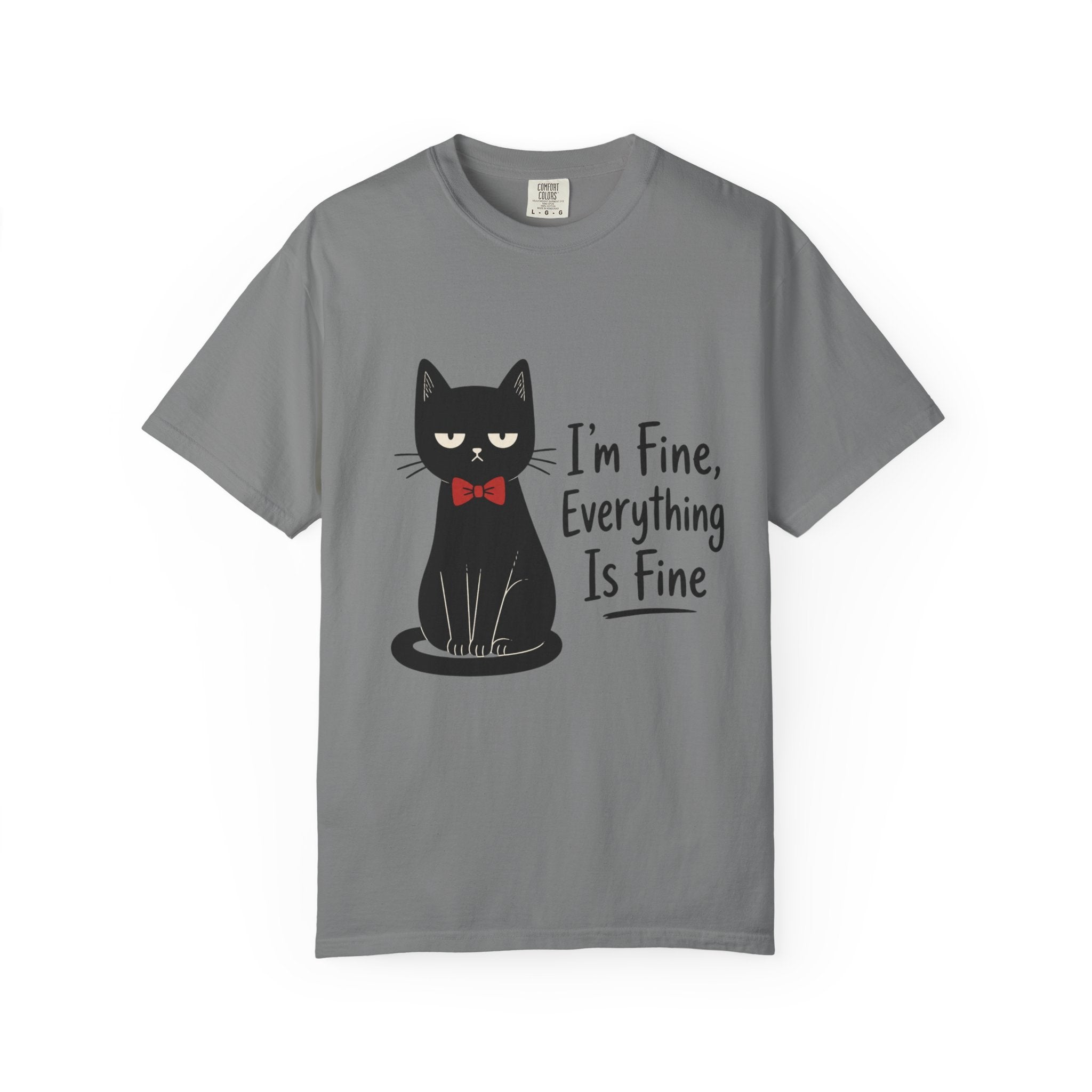 I'm Fine Everything Is Fine Cat T-Shirt