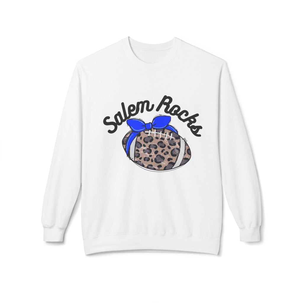 Salem Rocks Football Crewneck Sweatshirt, Unisex Fleece Pullover, Comfortable Streetwear