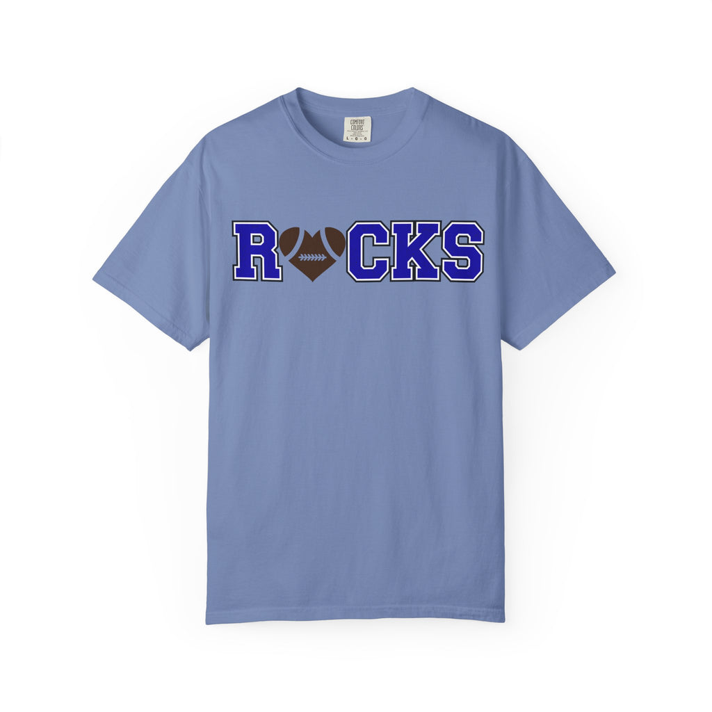 Football Rocks Unisex Garment-Dyed T-shirt