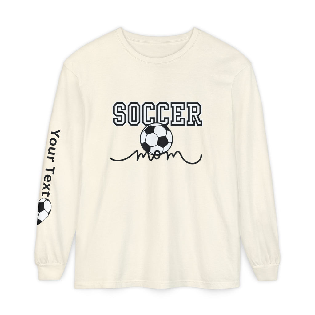 Personalized Soccer Mom Long Sleeve T-Shirt