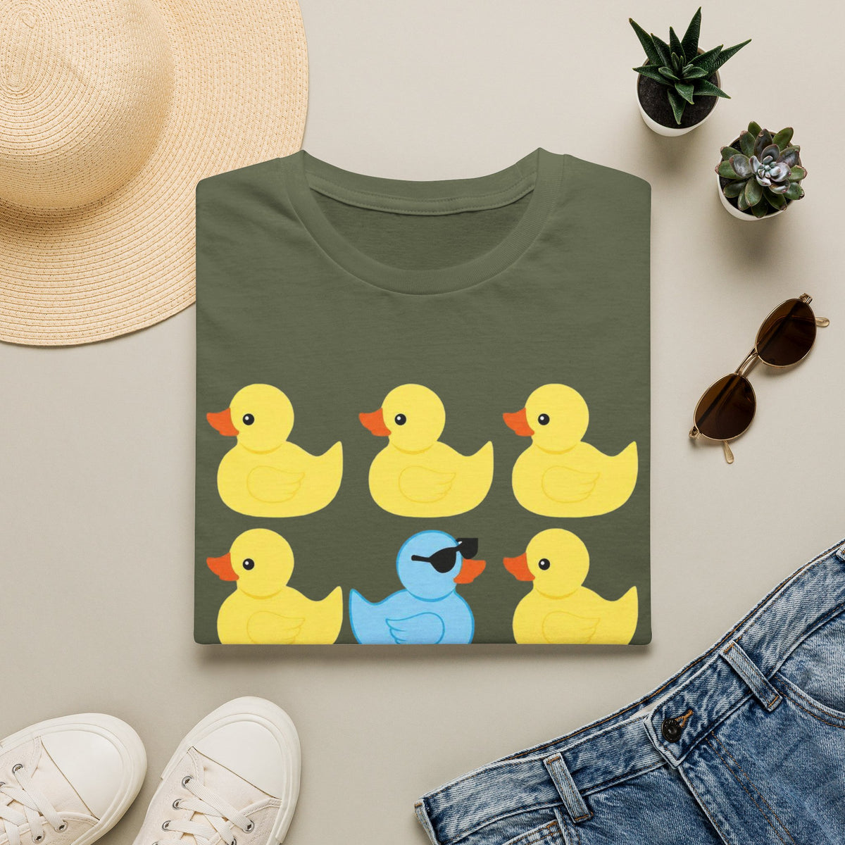 Be Yourself Ducks Graphic Tee