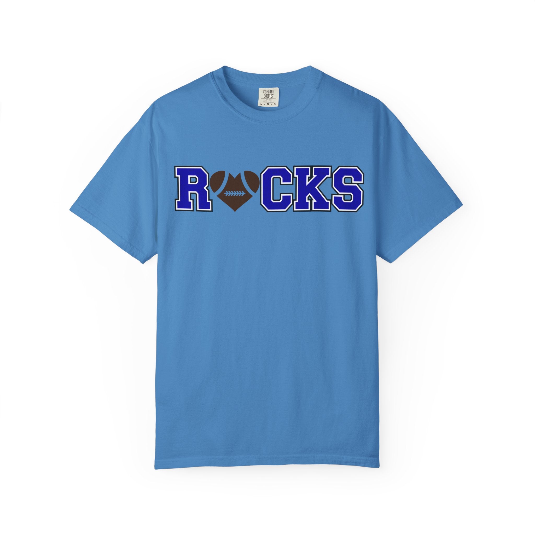 Football Rocks Unisex Garment-Dyed T-shirt