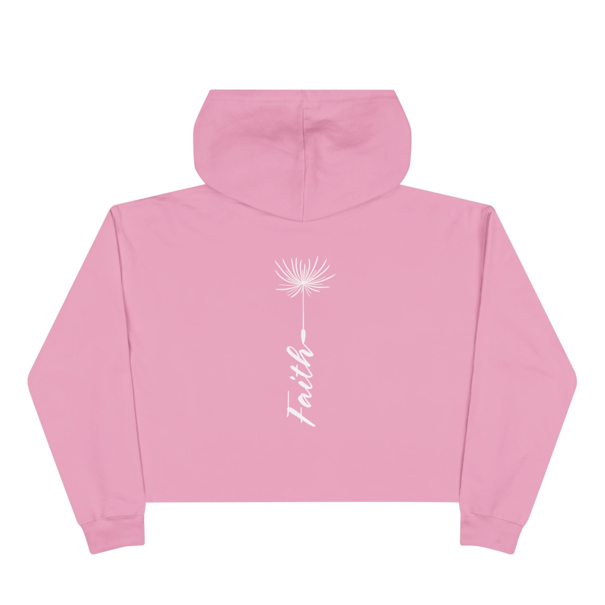 Faith Crop Front & Back Hoodie