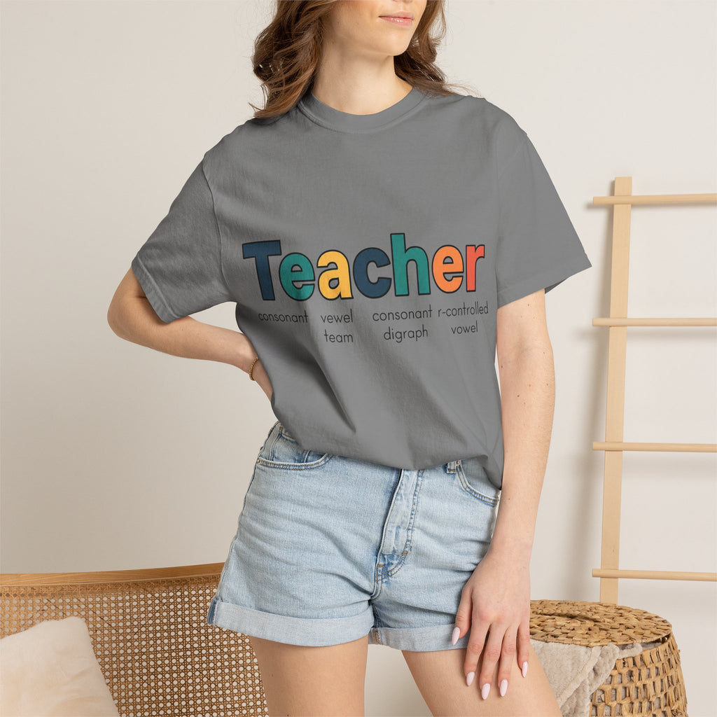 Teacher Typography T-Shirt