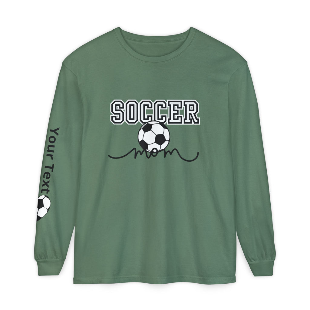 Personalized Soccer Mom Long Sleeve T-Shirt