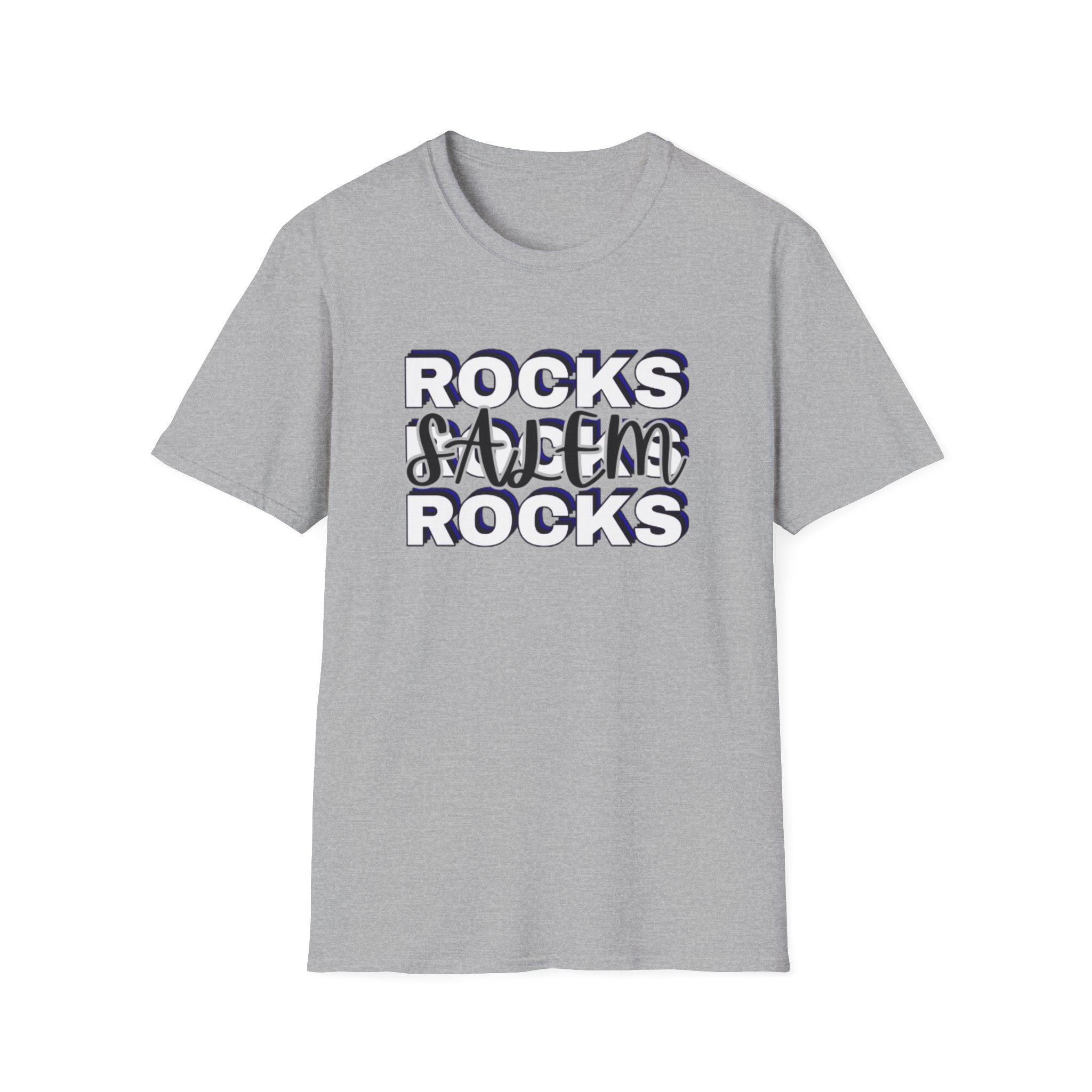Rocks Layered Text Graphic Tee