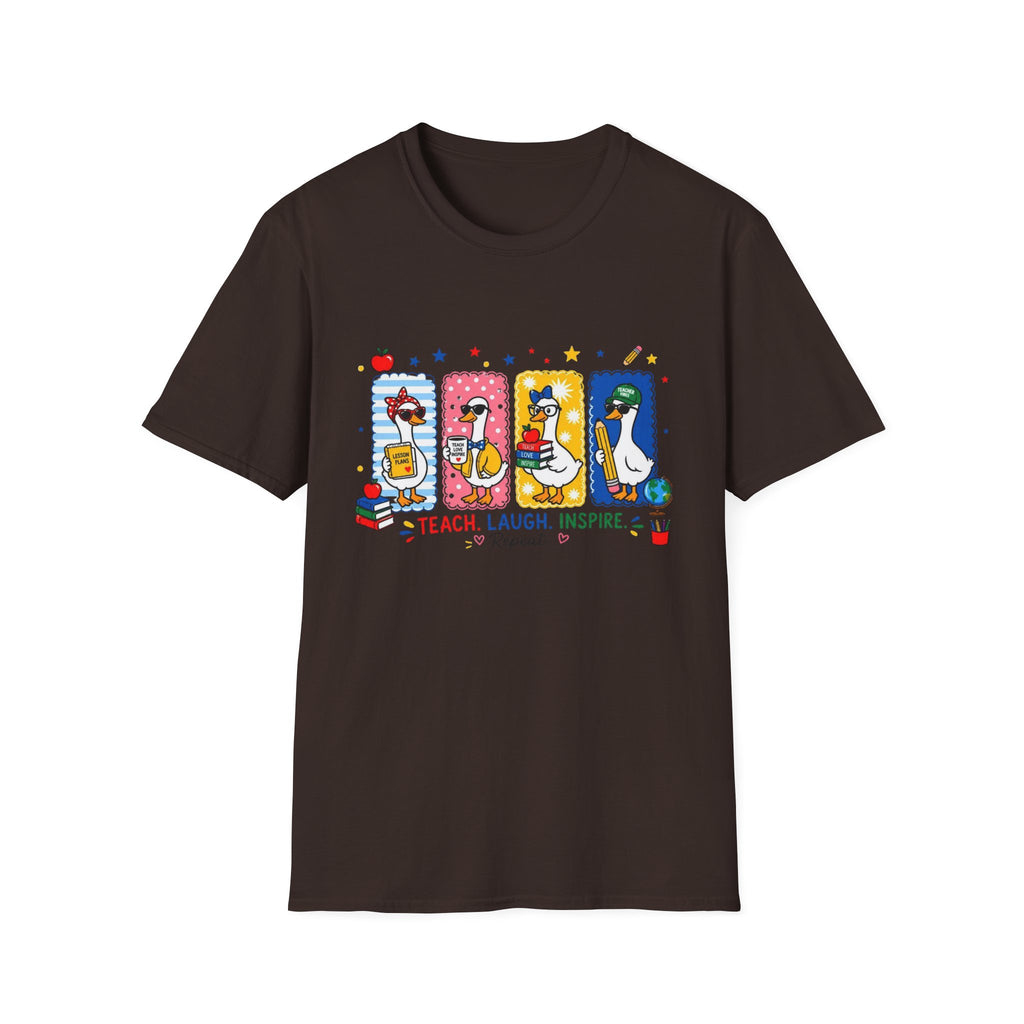 Teacher Ducks Graphic T-Shirt