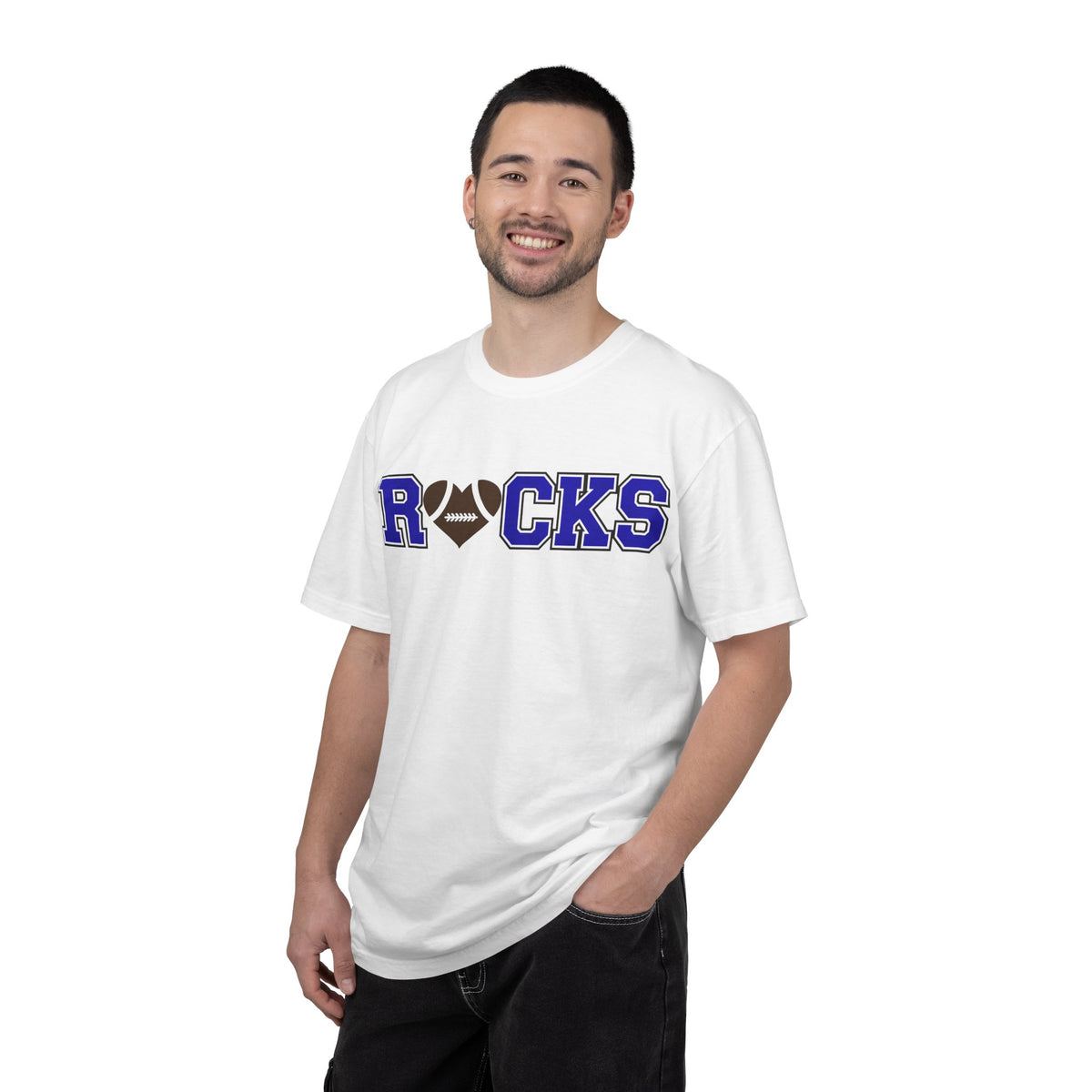 Football Rocks Unisex Garment-Dyed T-shirt