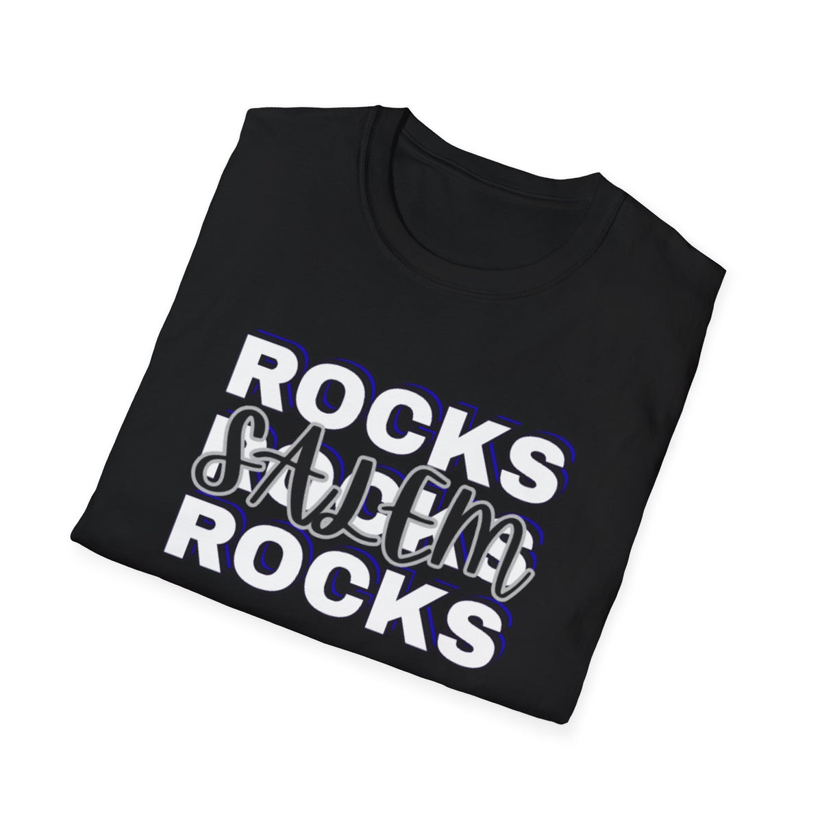 Rocks Layered Text Graphic Tee