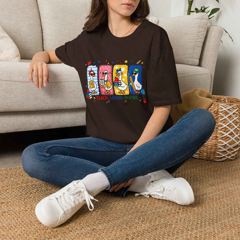 Teacher Ducks Graphic T-Shirt