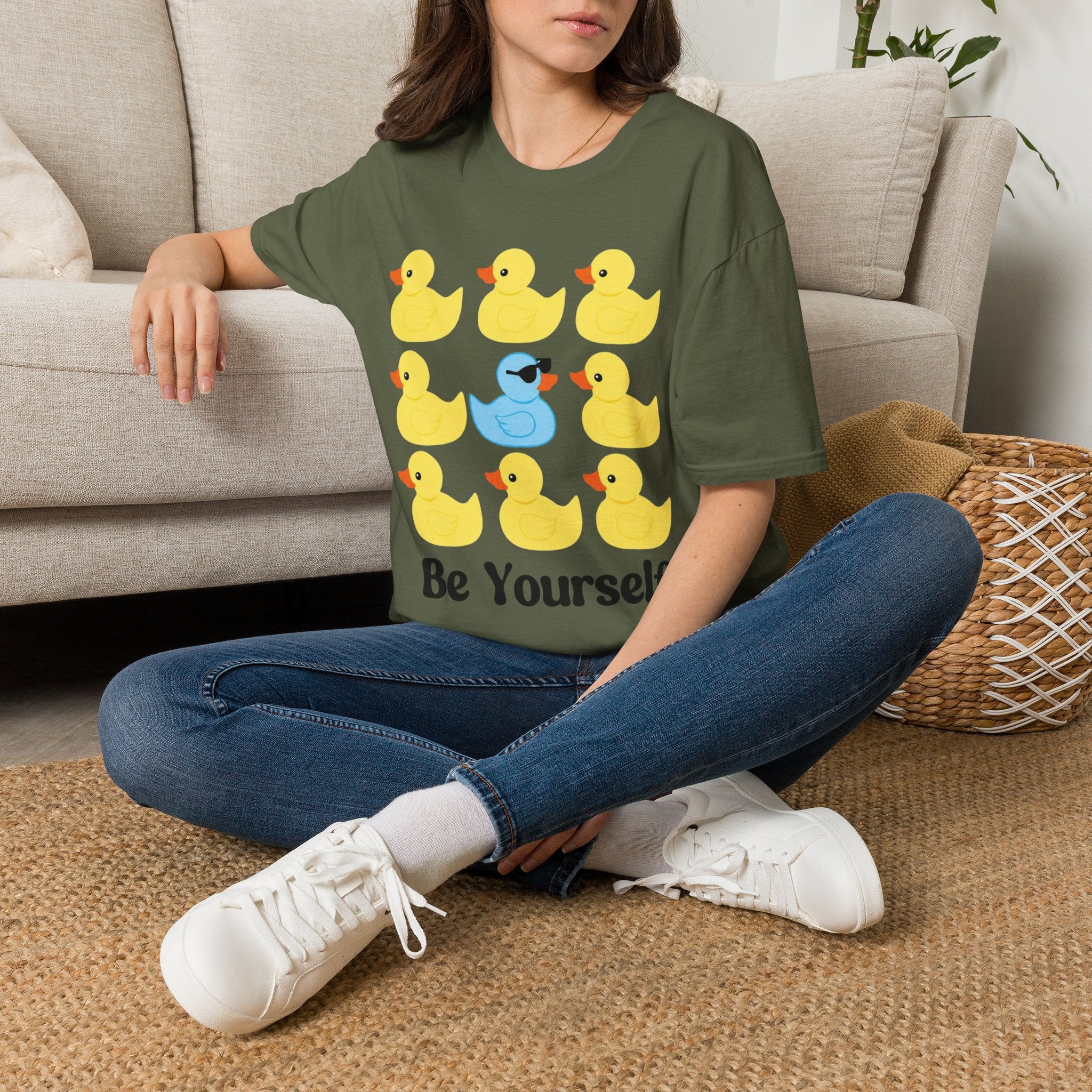 Be Yourself Ducks Graphic Tee