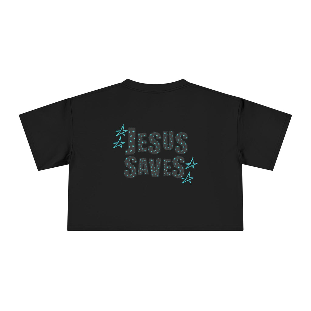 Jesus Saves Women's Crop Tee