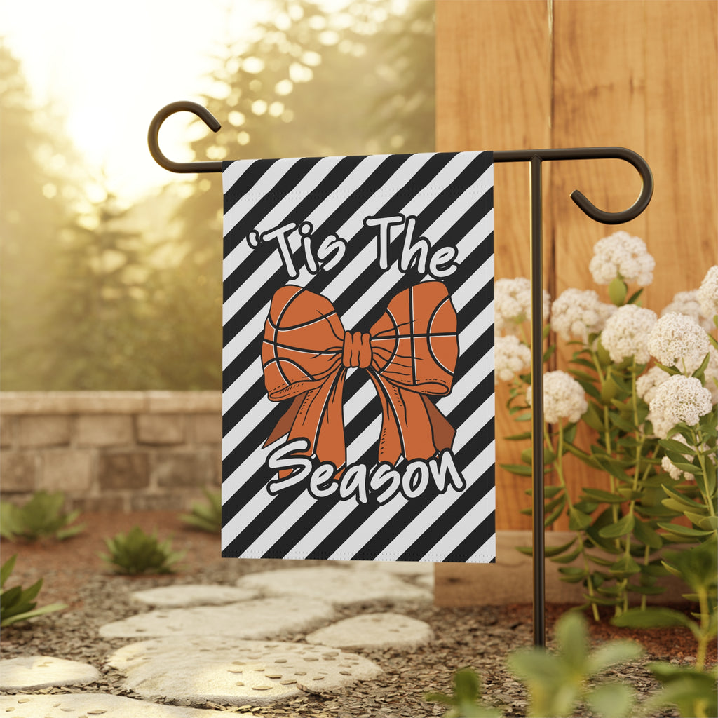 'Tis The Season Garden Flag — Basketball
