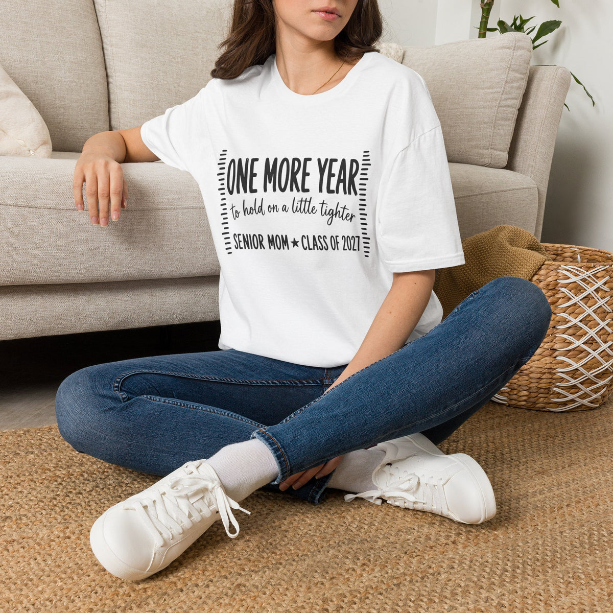 One More Year Senior Mom T-Shirt — 'One More Year to Hold On a Little Tighter' Graduation Tee