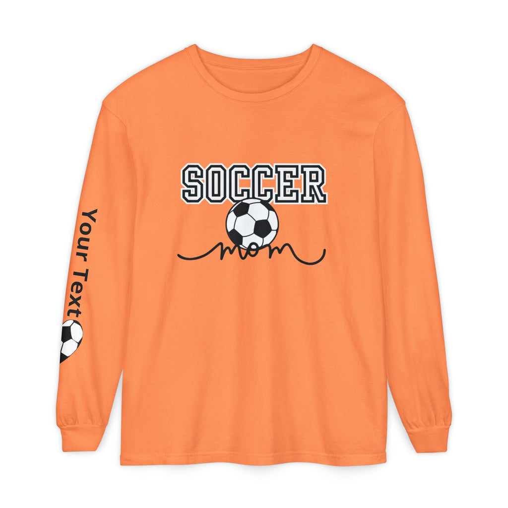 Personalized Soccer Mom Long Sleeve T-Shirt